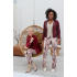 Helena Hart Biker Jacket Wine